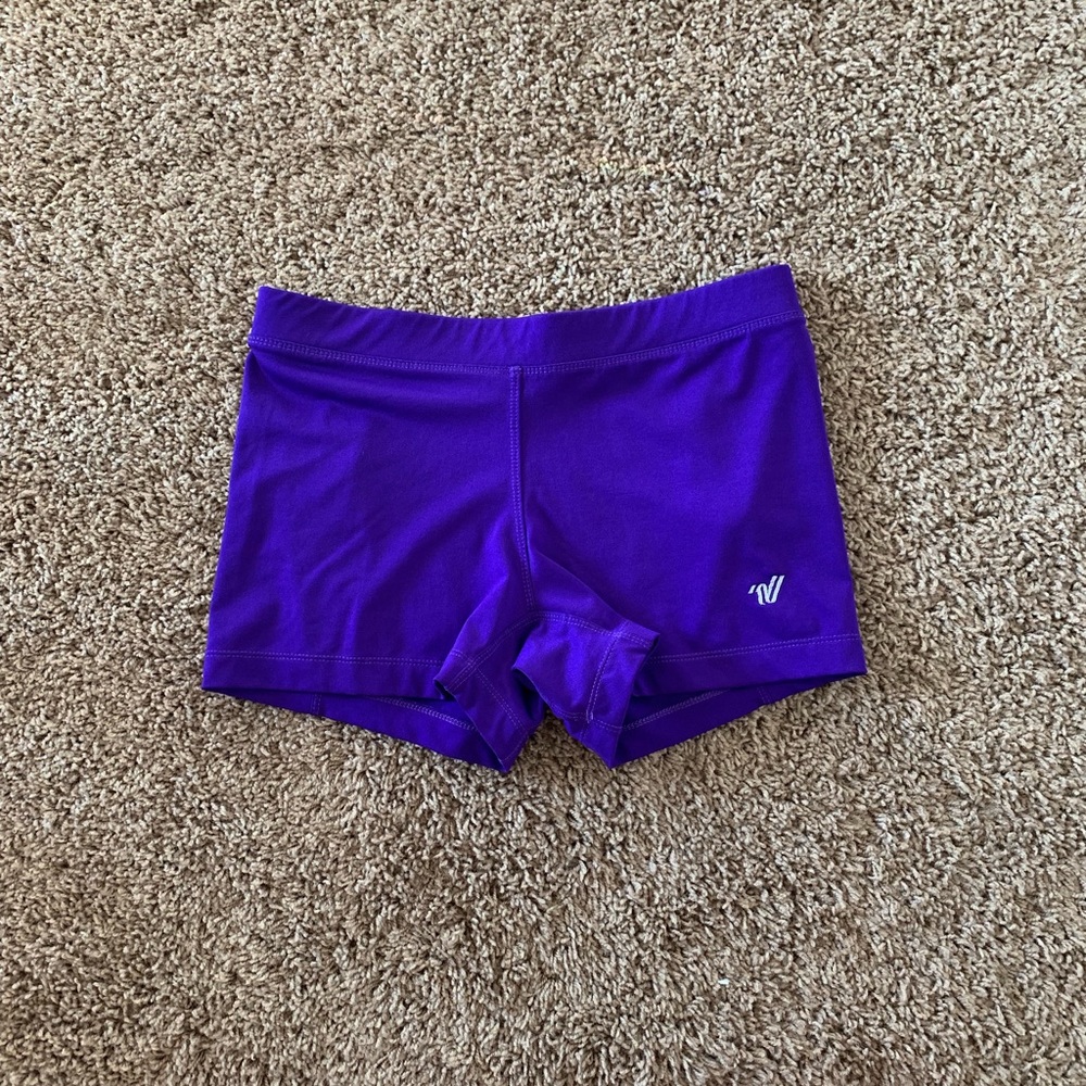 Varsity spandex shorts